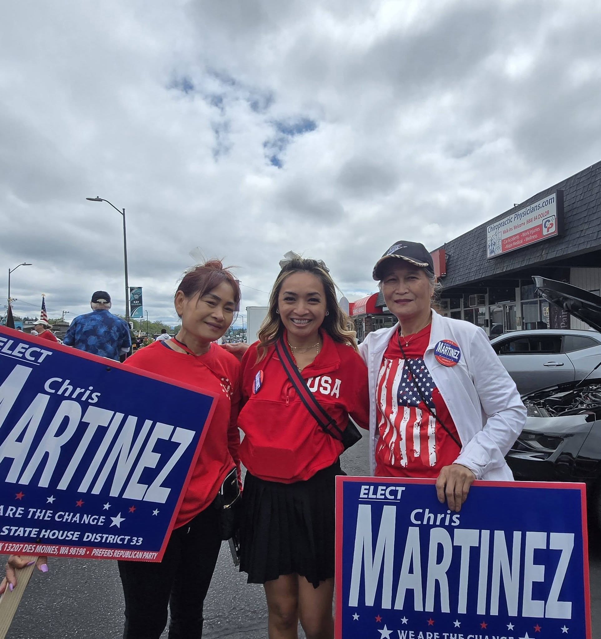 With Women Supporters